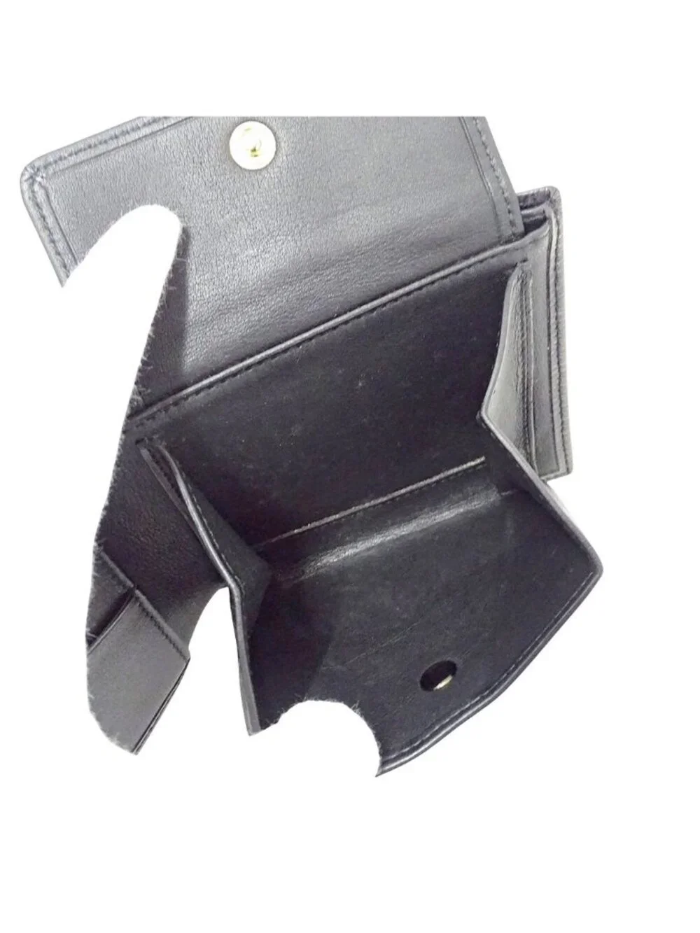 Loewe Wallet Bifold Leather Black Mini Small